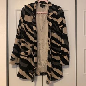 BLACK ZEBRA BLAZER